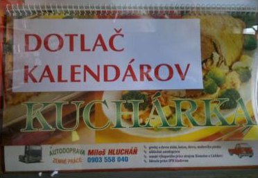Dotlač kalendárov